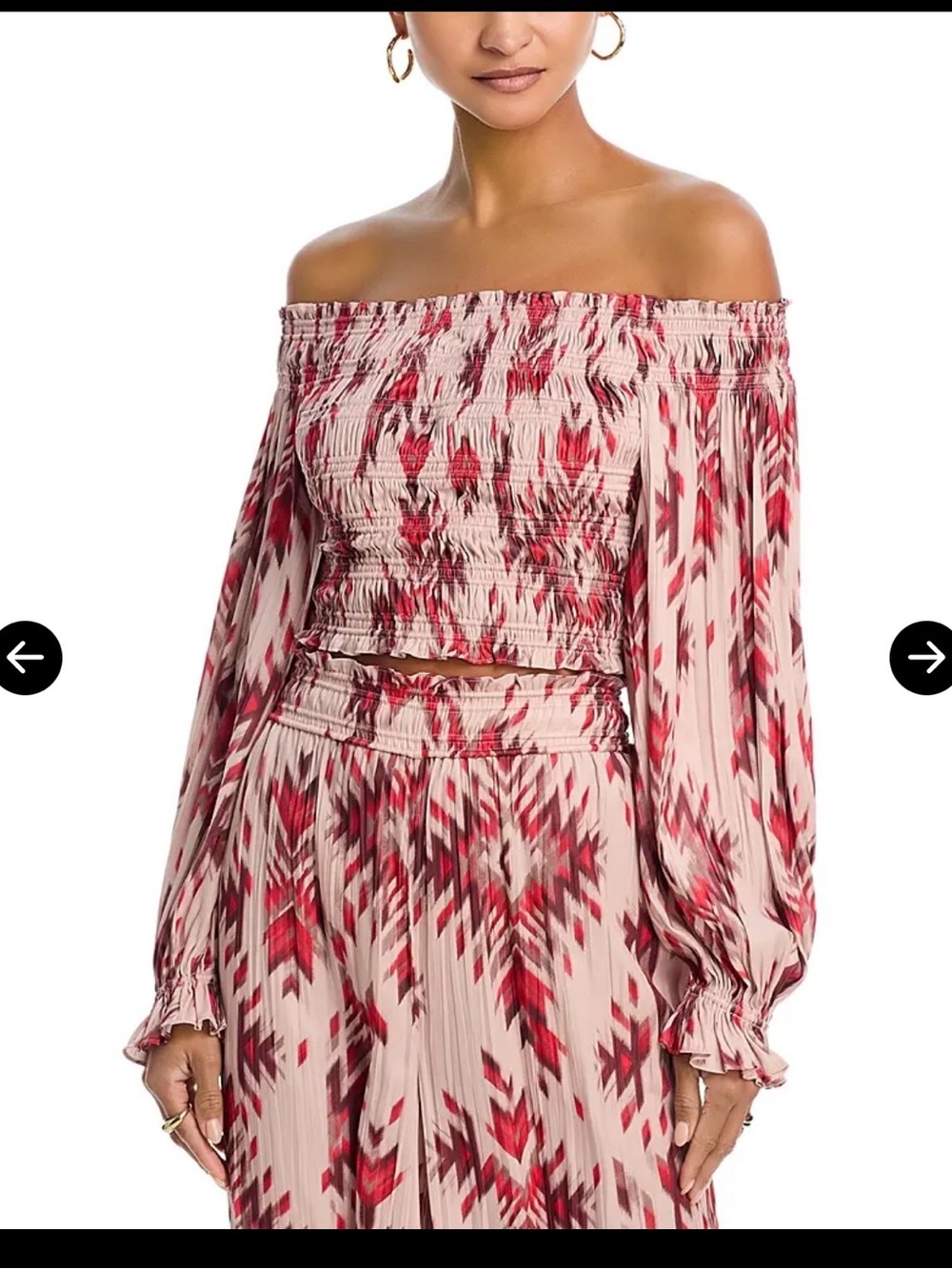 L'AGENCE NWT Off-Shoulder Crop Top - Picture 5 of 7